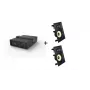 Vivolink Audiopack Subwoofer + 2 x premium in-wall speakers (Limited Bundle Pack Offer) Juoda Wired 110 W