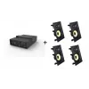 Vivolink Audiopack Subwoofer + 4 x premium in-wall speakers - (Limited Bundle Pack Offer) Juoda Wired 110 W