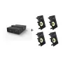Vivolink Audiopack Subwoofer + 4 x premium in-wall speakers - (Limited Bundle Pack Offer) Juoda Wired 110 W