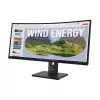Lenovo ThinkVision T34WD-40 Monitorius, 86,4 cm (34 col.), 3440 x 1440 pikselių, Wide Quad HD, LED, 6 ms, Juodas
