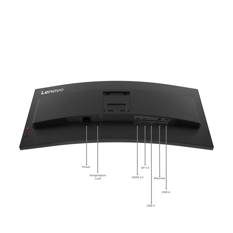Lenovo ThinkVision T34WD-40 Monitorius, 86,4 cm (34 col.), 3440 x 1440 pikselių, Wide Quad HD, LED, 6 ms, Juodas