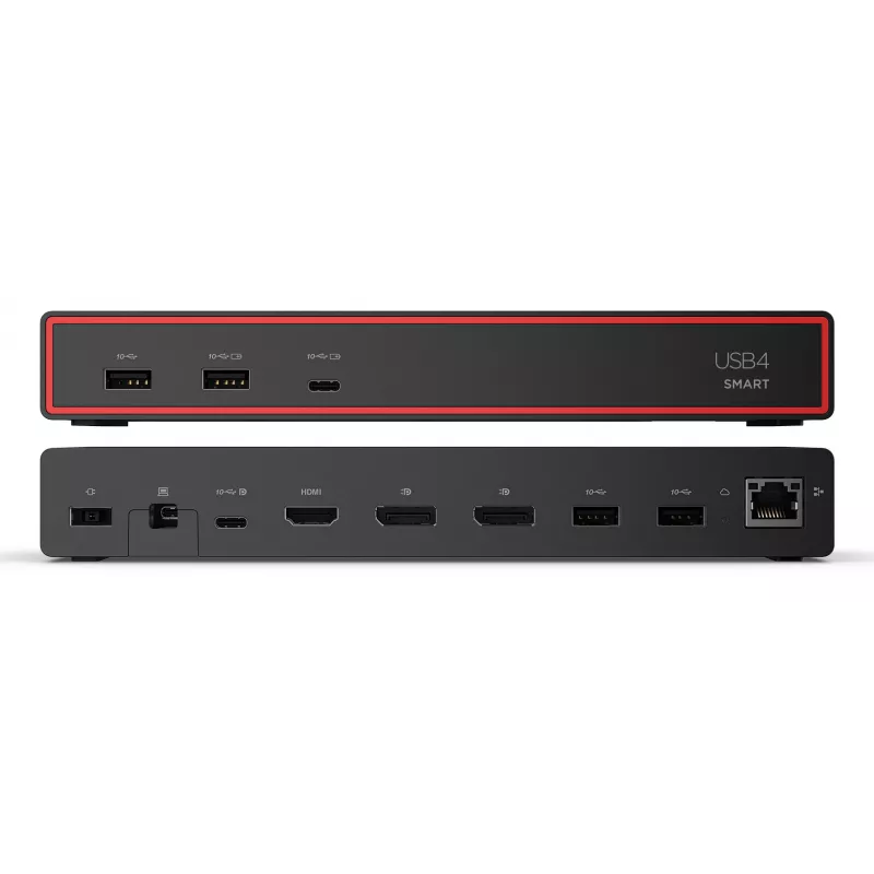 Lenovo ThinkPad USB4 Smart Dock 5500 su 135 W adapteriu, laidinis, juodas