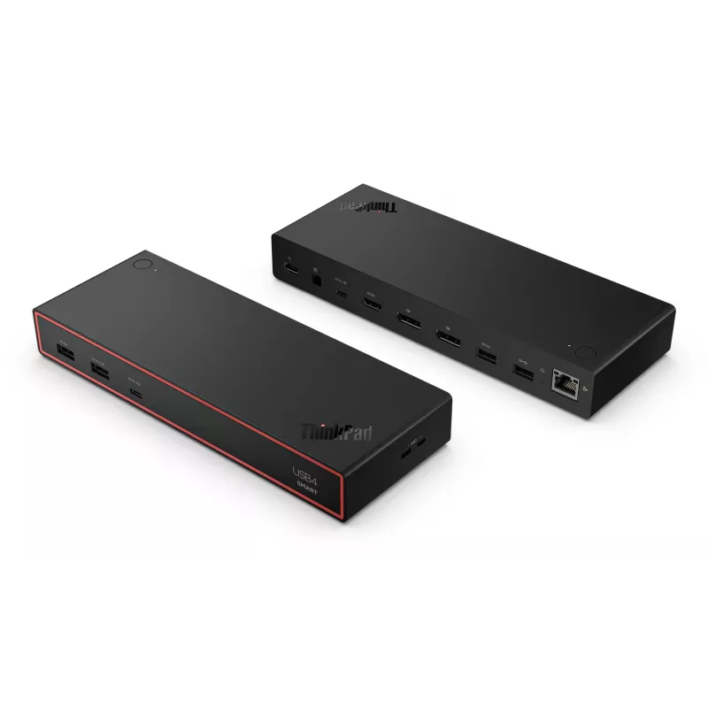 Lenovo ThinkPad USB4 Smart Dock 5500 su 135 W adapteriu, laidinis, juodas