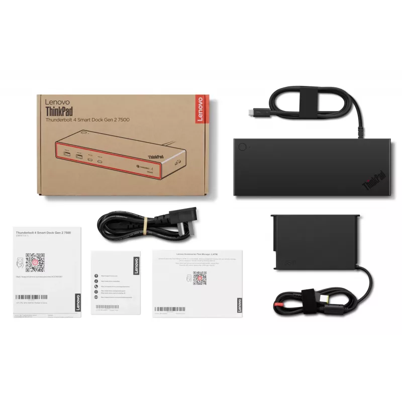 Lenovo ThinkPad Thunderbolt 4 Smart Dock Gen2 7500 Laidinis Juodas