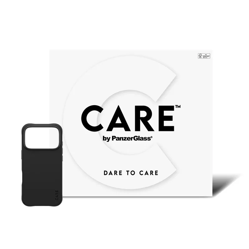 PanzerGlass CARE™ by ® Samba Case Juoda w. MagSafe iPhone 17 Pro | Bulk