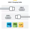 StarTech.com 1m (3,3 pėd.) baltas USB-C įkrovimo laidas 2 vnt. pakuotėje, USB-C laidas, USB 2.0 Type-C nešiojamojo kompiuterio įkrovimo laidas, 60W 3A maitinimo tiekimas, TPE apvalkalas, USB-C duomenų perdavimo laidas, kištukas/kištukas