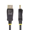 StarTech.com 4 m DisplayPort į HDMI adapterio kabelis, 4K 60Hz su HDR, DP į HDMI 2.0b, aktyvus vaizdo keitiklis, DisplayPort staliniam kompiuteriui prie HDMI monitoriaus
