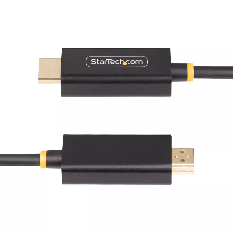 StarTech.com 4 m DisplayPort į HDMI adapterio kabelis, 4K 60Hz su HDR, DP į HDMI 2.0b, aktyvus vaizdo keitiklis, DisplayPort staliniam kompiuteriui prie HDMI monitoriaus