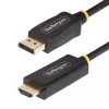 StarTech.com 3 m DisplayPort į HDMI adapterio kabelis, 4K 60 Hz su HDR, DP į HDMI 2.0b, aktyvus vaizdo keitiklis, DisplayPort staliniam kompiuteriui prie HDMI monitoriaus