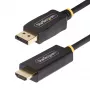 StarTech.com 3 m DisplayPort į HDMI adapterio kabelis, 4K 60 Hz su HDR, DP į HDMI 2.0b, aktyvus vaizdo keitiklis, DisplayPort staliniam kompiuteriui prie HDMI monitoriaus
