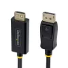 StarTech.com 2 m DisplayPort į HDMI adapterio kabelis su fiksuojančiomis jungtimis, 4K 60 Hz, HDR, vienkryptis DP į HDMI vaizdo keitiklis, DP staliniam kompiuteriui prie HDMI monitoriaus
