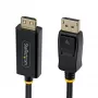 StarTech.com 2 m DisplayPort į HDMI adapterio kabelis su fiksuojančiomis jungtimis, 4K 60 Hz, HDR, vienkryptis DP į HDMI vaizdo keitiklis, DP staliniam kompiuteriui prie HDMI monitoriaus