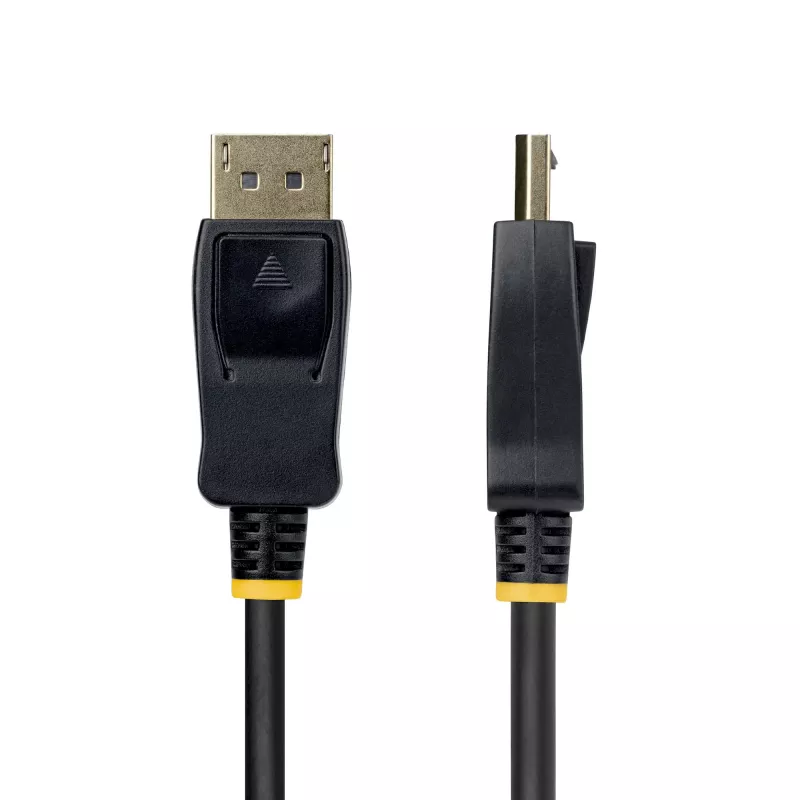 StarTech.com 2 m DisplayPort į HDMI adapterio kabelis su fiksuojančiomis jungtimis, 4K 60 Hz, HDR, vienkryptis DP į HDMI vaizdo keitiklis, DP staliniam kompiuteriui prie HDMI monitoriaus