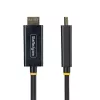 StarTech.com 2 m DisplayPort į HDMI adapterio kabelis su fiksuojančiomis jungtimis, 4K 60 Hz, HDR, vienkryptis DP į HDMI vaizdo keitiklis, DP staliniam kompiuteriui prie HDMI monitoriaus