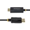 StarTech.com 2 m DisplayPort į HDMI adapterio kabelis su fiksuojančiomis jungtimis, 4K 60 Hz, HDR, vienkryptis DP į HDMI vaizdo keitiklis, DP staliniam kompiuteriui prie HDMI monitoriaus