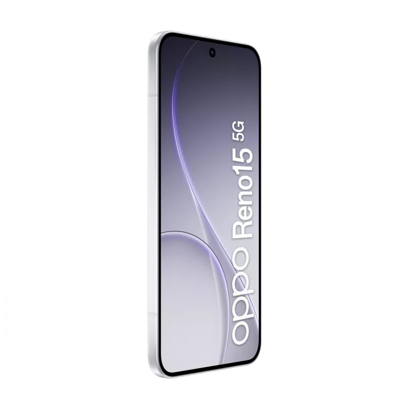 OPPO Reno15 5G 16,7 cm (6,59 col.) Dual SIM Android 16.0 USB Type-C 8 GB 512 GB 6500 mAh Balta