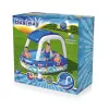 Bestway Sea Captain pripučiamas šeimos baseinas su UV Careful apsaugine pastoge