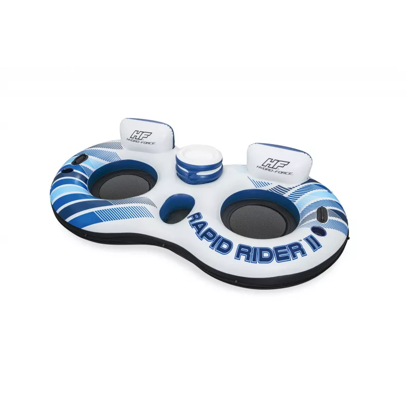 Bestway Hydro-Force Rapid Rider II dvivietė upinė plaustė, įvairiaspalvė, plūduriuojanti plaustė, raštuota, berniukams/mergaitėms, 180 kg, 2 asmenims