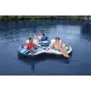 Bestway Hydro-Force Rapid Rider II dvivietė upinė plaustė, įvairiaspalvė, plūduriuojanti plaustė, raštuota, berniukams/mergaitėms, 180 kg, 2 asmenims