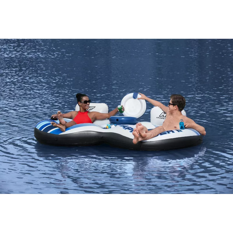 Bestway Hydro-Force Rapid Rider II dvivietė upinė plaustė, įvairiaspalvė, plūduriuojanti plaustė, raštuota, berniukams/mergaitėms, 180 kg, 2 asmenims