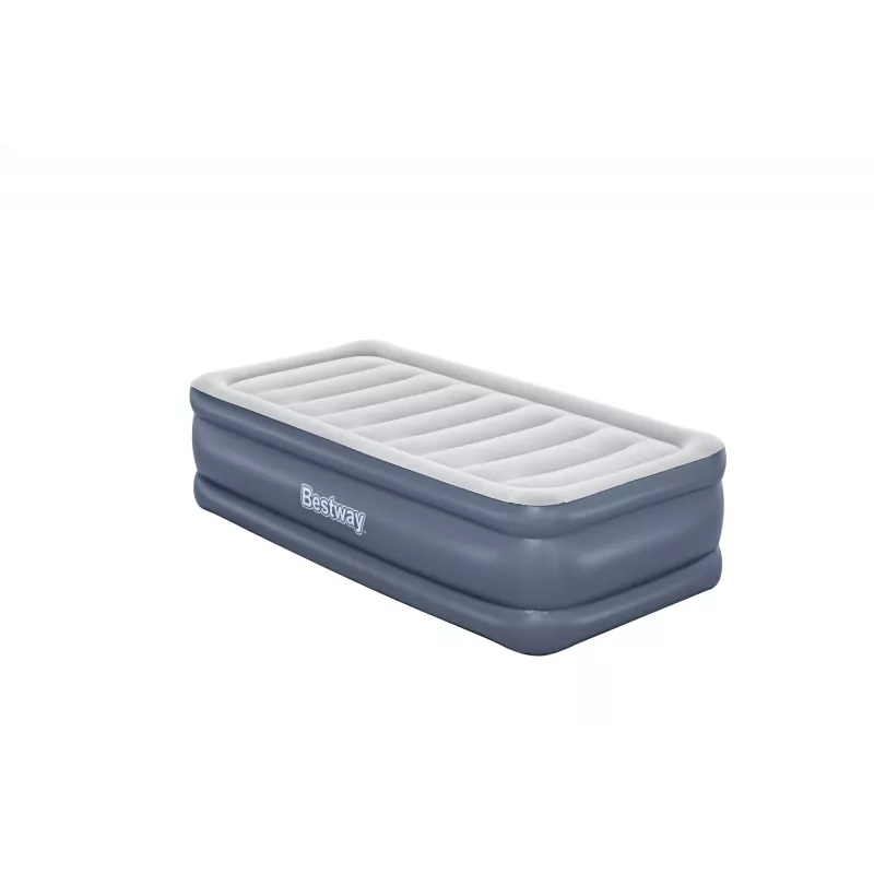 Bestway Tritech pripučiamas čiužinys Twin su įmontuotu kintamosios srovės siurbliu ir antimikrobine danga 1,91 m x 97 cm x 51 cm