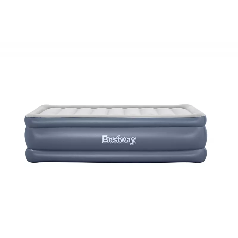 Bestway Tritech pripučiamas čiužinys Twin su įmontuotu kintamosios srovės siurbliu ir antimikrobine danga 1,91 m x 97 cm x 51 cm