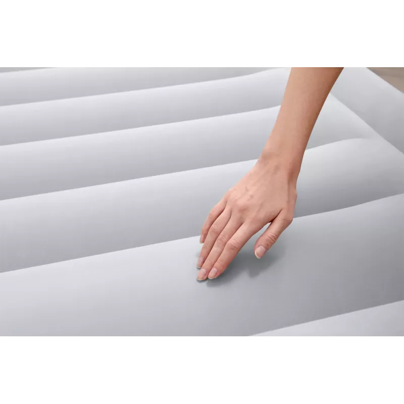 Bestway Tritech pripučiamas čiužinys Queen su įmontuotu kintamosios srovės siurbliu ir antimikrobine danga 2,03 m x 1,52 m x 51 cm