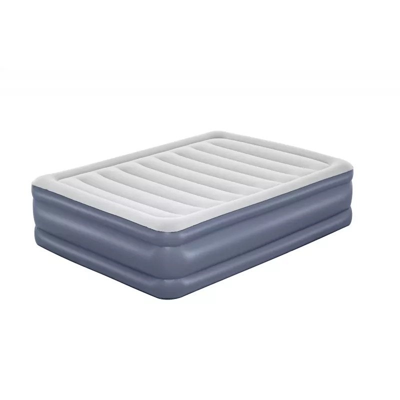Bestway Tritech pripučiamas čiužinys Queen su įmontuotu kintamosios srovės siurbliu ir antimikrobine danga 2,03 m x 1,52 m x 51 cm