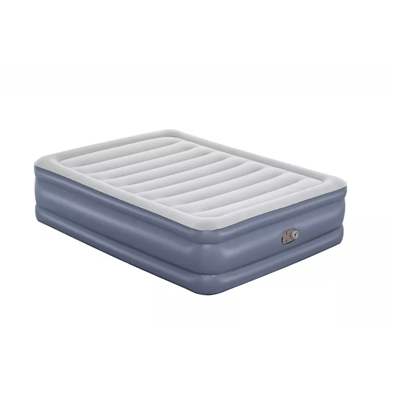 Bestway Tritech pripučiamas čiužinys Queen su įmontuotu kintamosios srovės siurbliu ir antimikrobine danga 2,03 m x 1,52 m x 51 cm