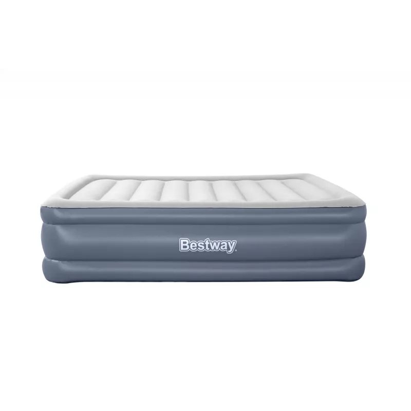 Bestway Tritech pripučiamas čiužinys Queen su įmontuotu kintamosios srovės siurbliu ir antimikrobine danga 2,03 m x 1,52 m x 51 cm