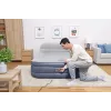 Bestway Tritech SleekFlow priekinės dalies pripučiamas čiužinys su įmontuotu kintamosios srovės siurbliu ir antimikrobine danga Queen dydžio 2,26 m x 1,52 m x 84 cm