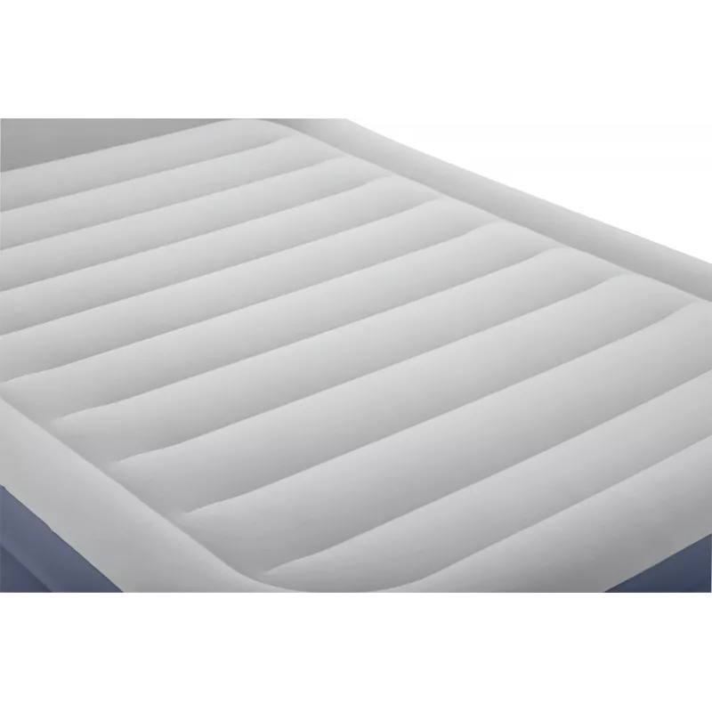 Bestway Tritech SleekFlow priekinės dalies pripučiamas čiužinys su įmontuotu kintamosios srovės siurbliu ir antimikrobine danga Queen dydžio 2,26 m x 1,52 m x 84 cm