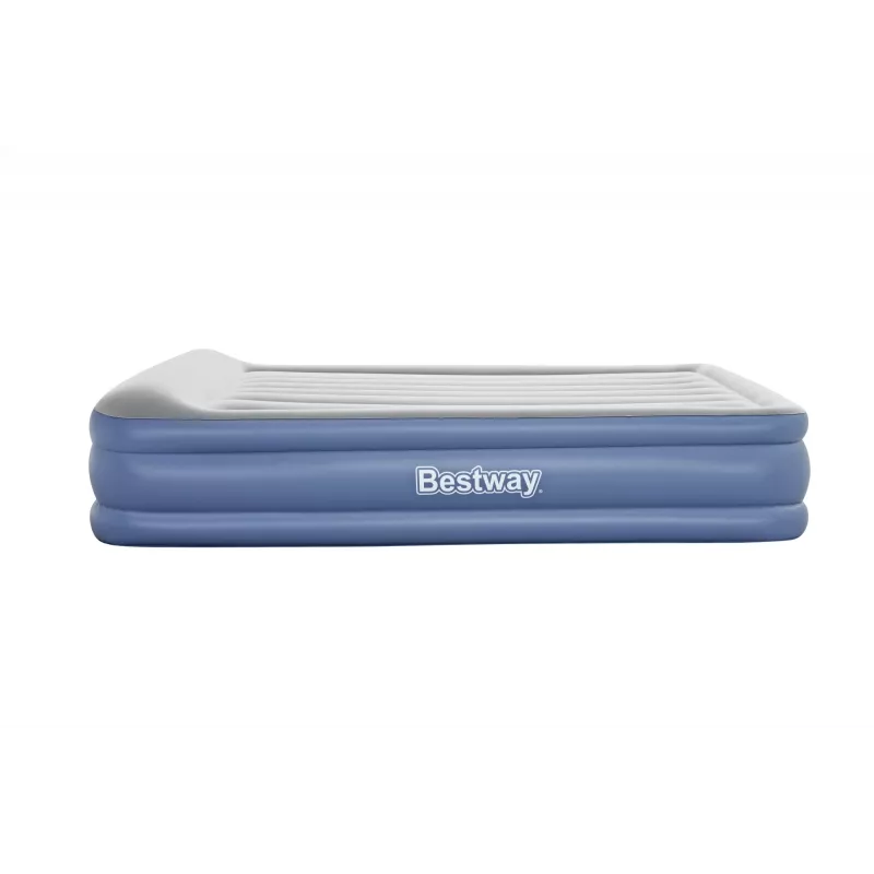 Bestway Tritech pripučiamas čiužinys Queen su įmontuotu kintamosios srovės siurbliu ir antimikrobine danga 2,03 m x 1,52 m x 46 cm