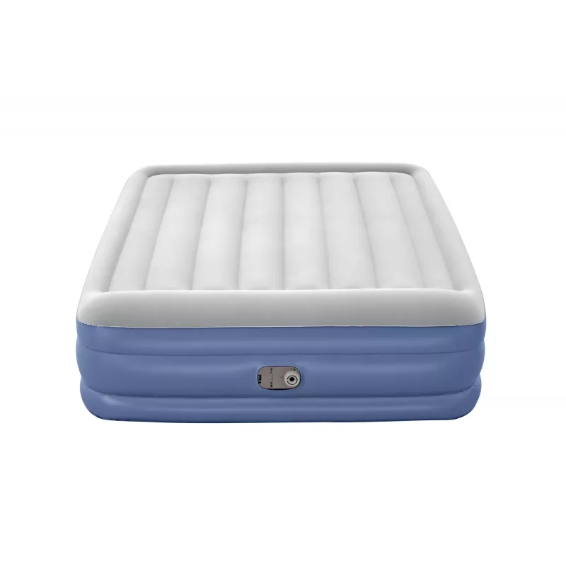 Bestway Tritech pripučiamas čiužinys Queen su įmontuotu kintamosios srovės siurbliu ir antimikrobine danga 2,03 m x 1,52 m x 46 cm