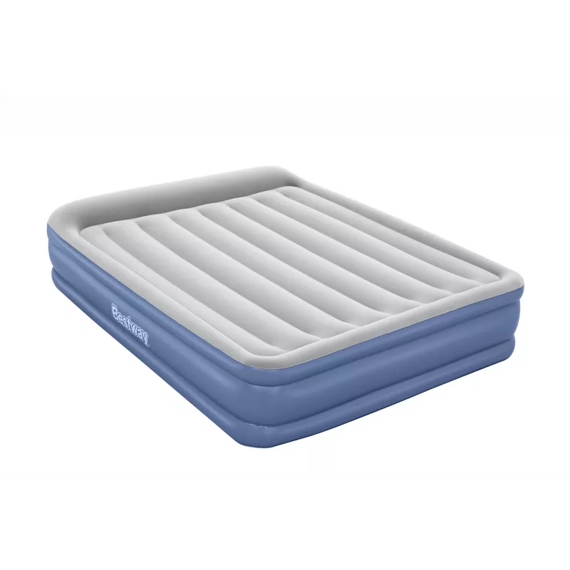 Bestway Tritech pripučiamas čiužinys Queen su įmontuotu kintamosios srovės siurbliu ir antimikrobine danga 2,03 m x 1,52 m x 46 cm