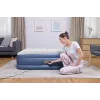 Bestway Tritech pripučiamas čiužinys Queen su įmontuotu kintamosios srovės siurbliu ir antimikrobine danga 2,03 m x 1,52 m x 46 cm