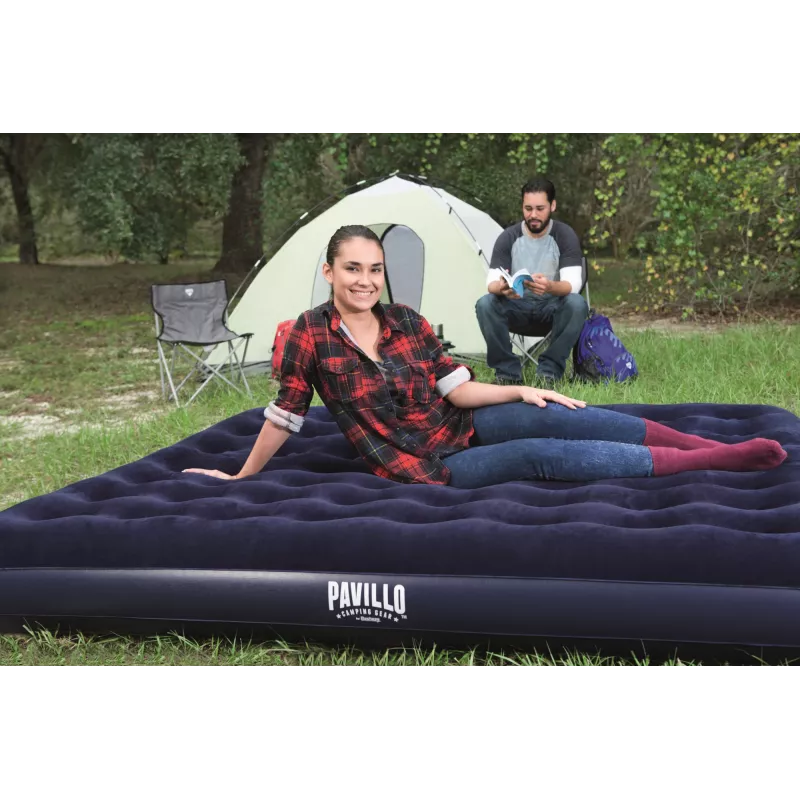 Bestway Flocked Airbed - King - 2,03 m x 1,83 m x 22 cm, dvigubas čiužinys