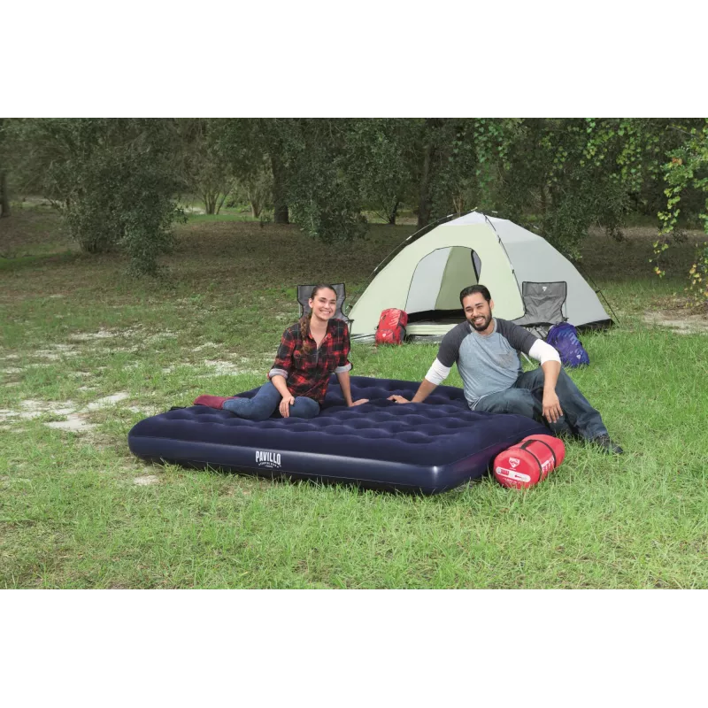 Bestway Flocked Airbed - King - 2,03 m x 1,83 m x 22 cm, dvigubas čiužinys