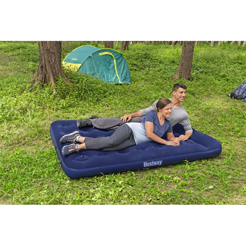Bestway pripučiamas čiužinys Full su įmontuotu kojiniu pompa 1,91 m x 1,37 m x 28 cm