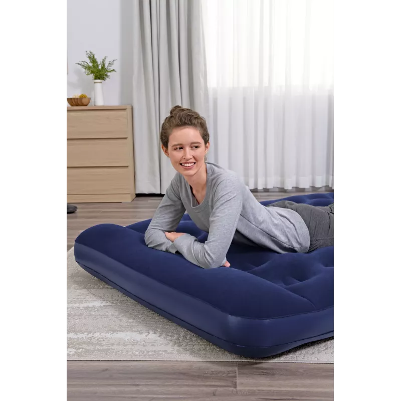 Bestway pripučiamas čiužinys Full su įmontuotu kojiniu pompa 1,91 m x 1,37 m x 28 cm