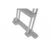 Bestway Flip & Lock antžeminio baseino kopėčios 1,32 m, kopėčios, pilkos, metalas, plastikas, 150 kg, 4 pakopos, EN16582