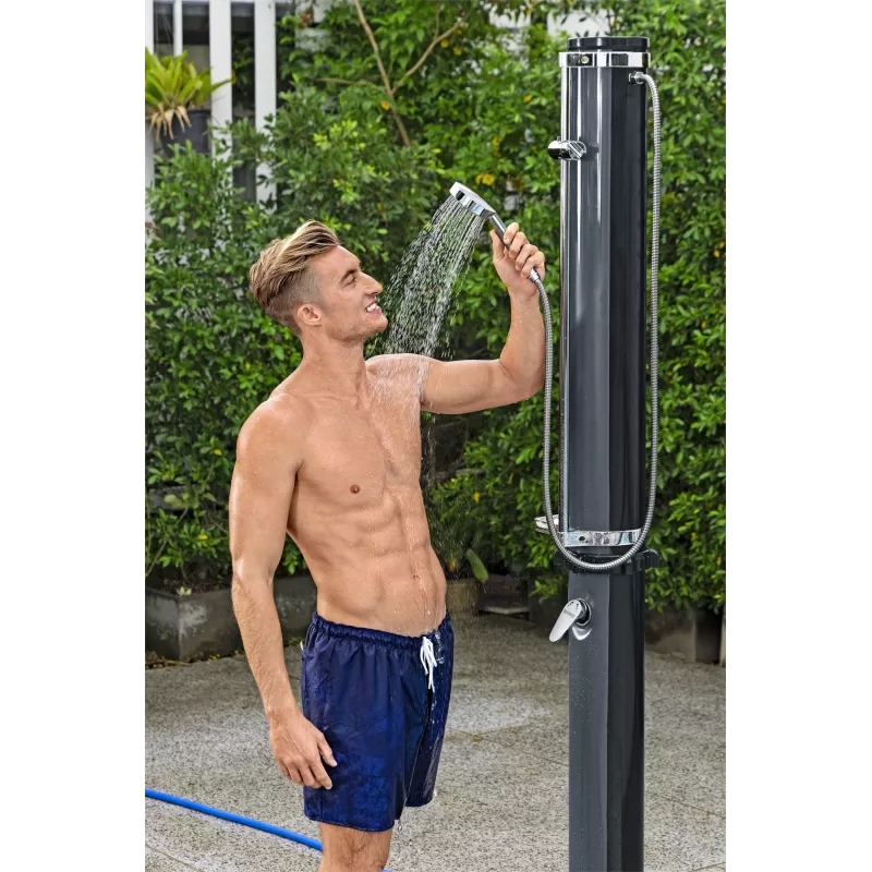 Bestway SolarFlow 35 L lauko dušas, pastatomas, juodas, 35 L, EN1112, 620 mm, 620 mm