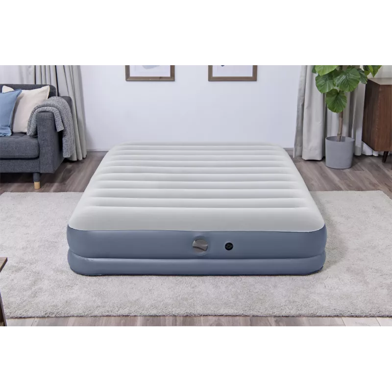 Bestway Tritech pripučiamas čiužinys Queen su įkraunamu siurbliu 2,03 m x 1,52 m x 36 cm
