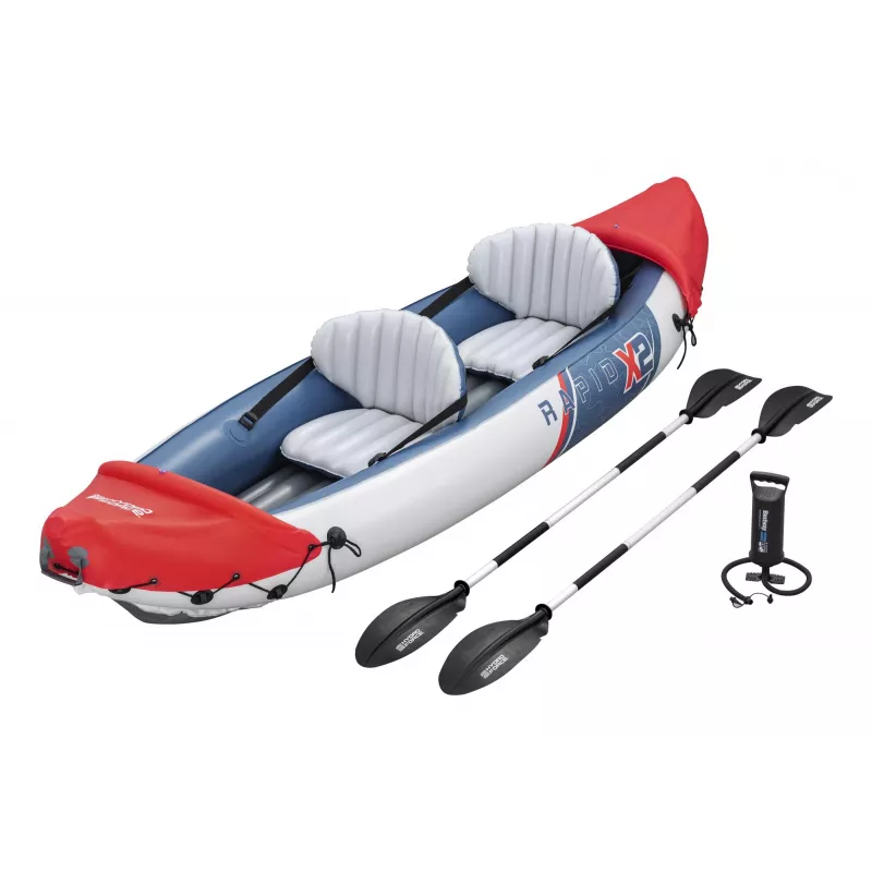 Bestway Hydro Force Rapid X2 pripučiamas 2 asmenų baidarių rinkinys 3,21 m