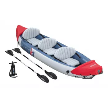 Bestway Hydro Force Rapid X3 pripučiamas 3 asmenų baidarių rinkinys 3,81 m