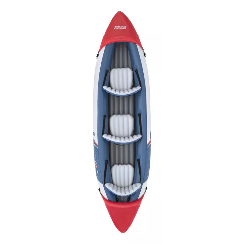 Bestway Hydro Force Rapid X3 pripučiamas 3 asmenų baidarių rinkinys 3,81 m