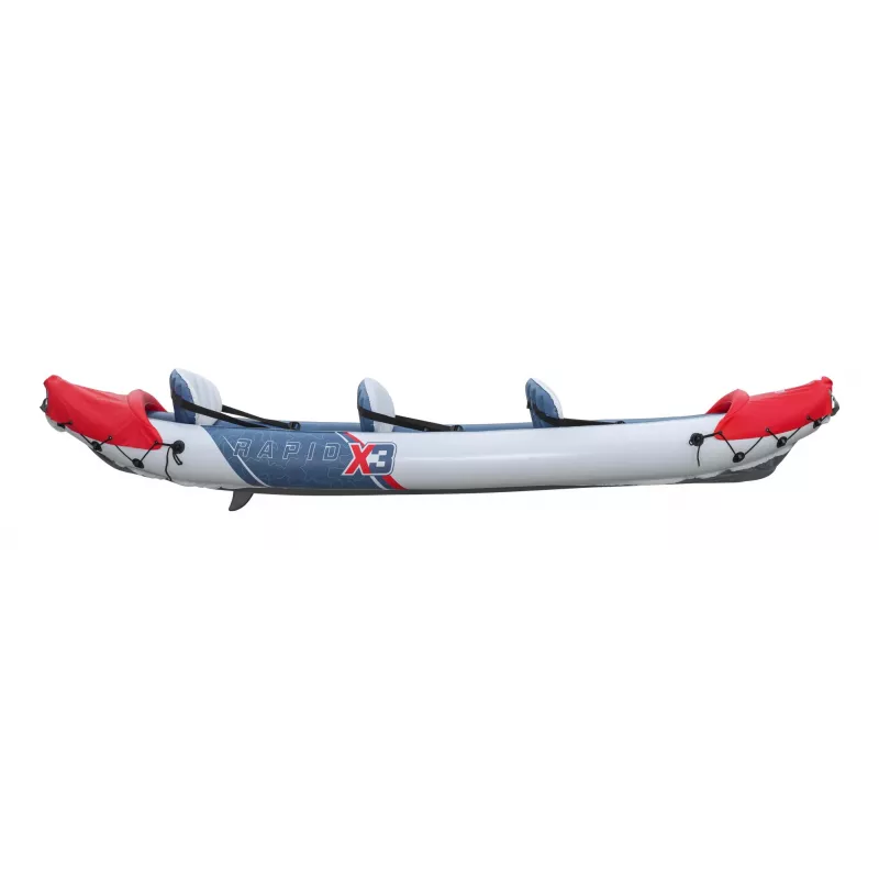 Bestway Hydro Force Rapid X3 pripučiamas 3 asmenų baidarių rinkinys 3,81 m