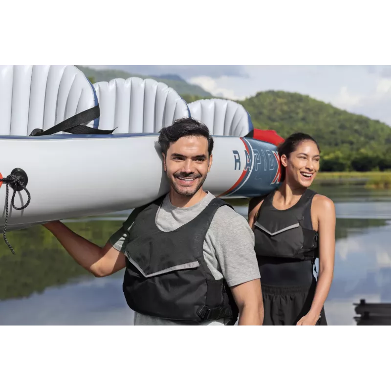 Bestway Hydro Force Rapid X3 pripučiamas 3 asmenų baidarių rinkinys 3,81 m