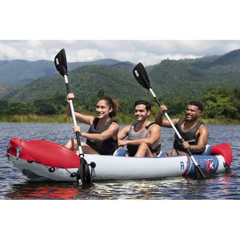 Bestway Hydro Force Rapid X3 pripučiamas 3 asmenų baidarių rinkinys 3,81 m