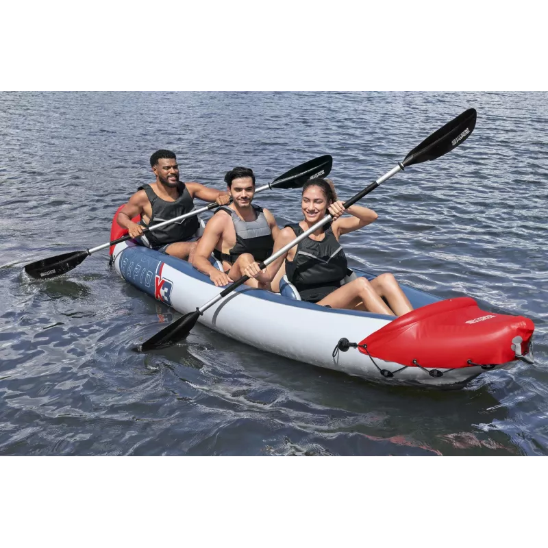 Bestway Hydro Force Rapid X3 pripučiamas 3 asmenų baidarių rinkinys 3,81 m